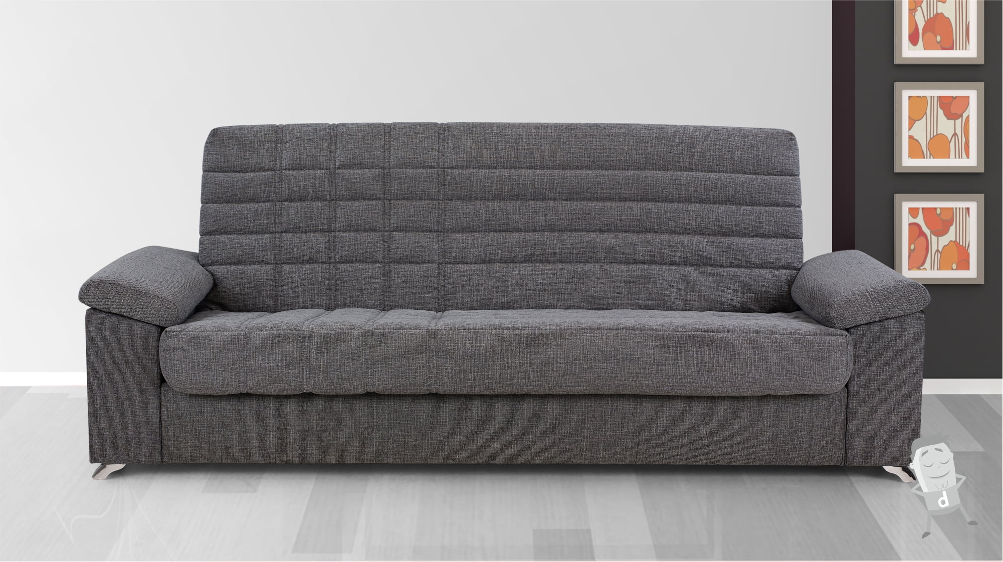 Sofa cama en forma de libro clic clac Gea en tu salon