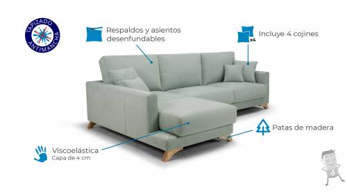 sofa chaise longue thaciara caracteristicas